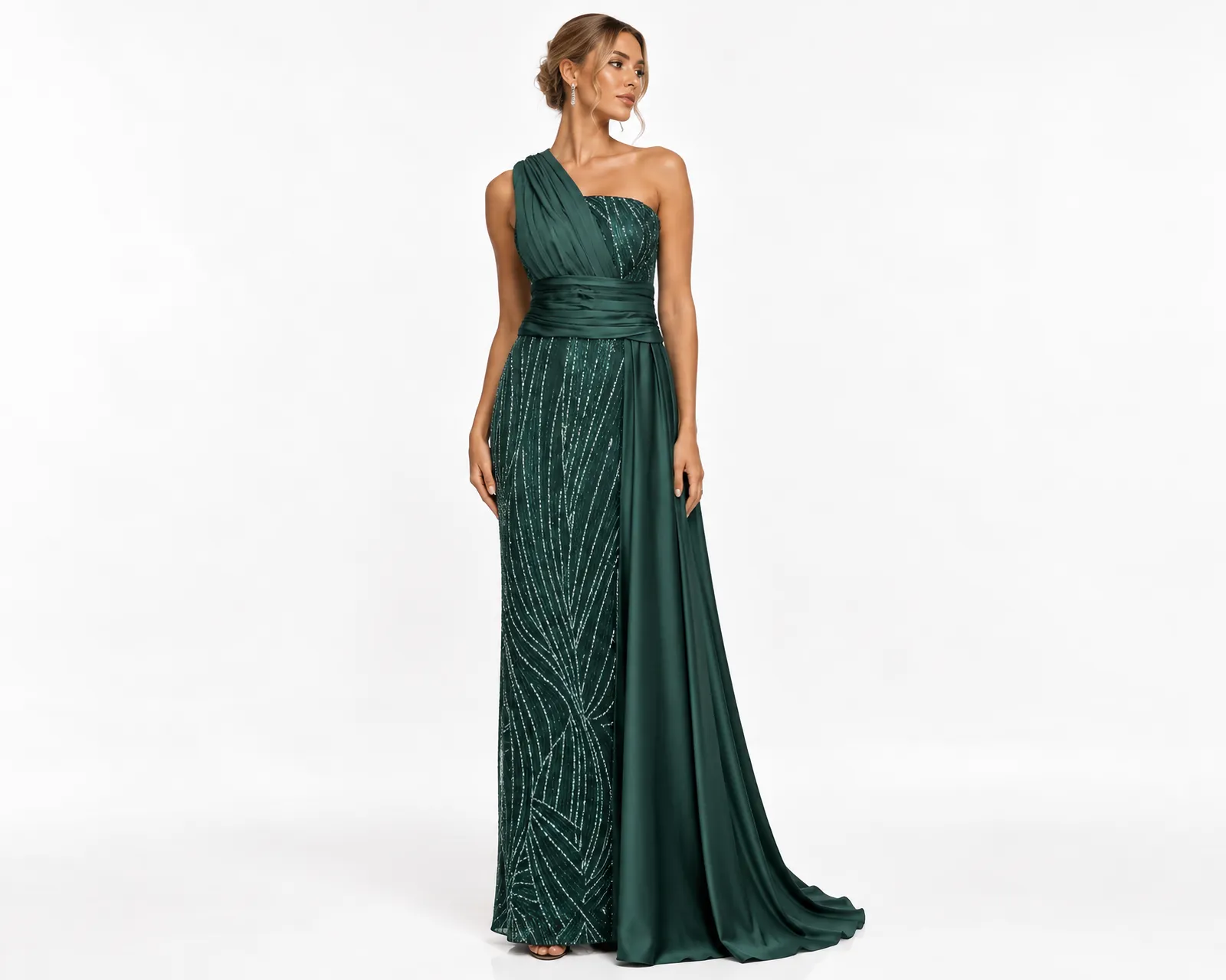 Elegância Esmeralda em Estúdio (1) LE upscale gentle
