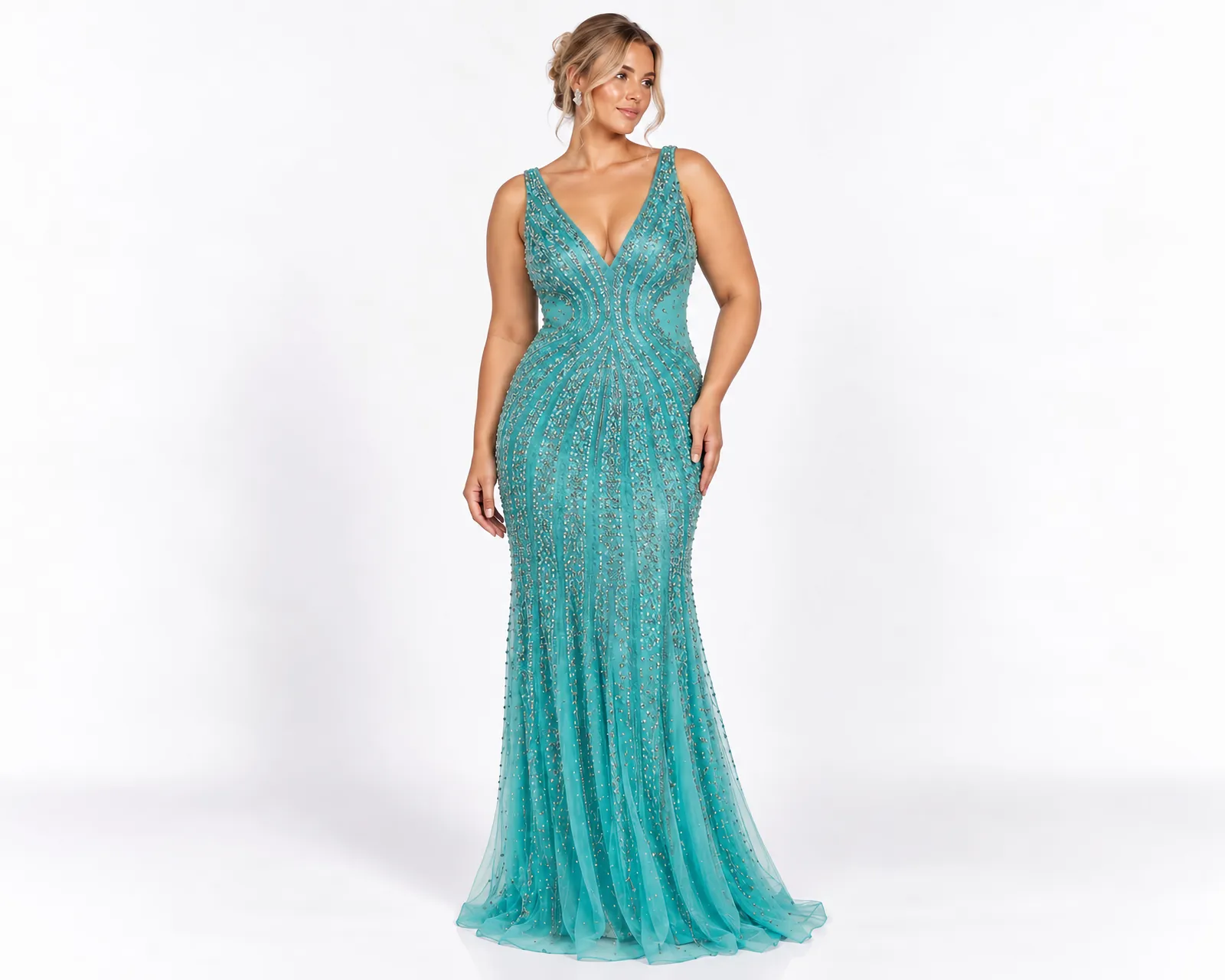 Elegância turquesa em nova silhueta LE upscale gentle