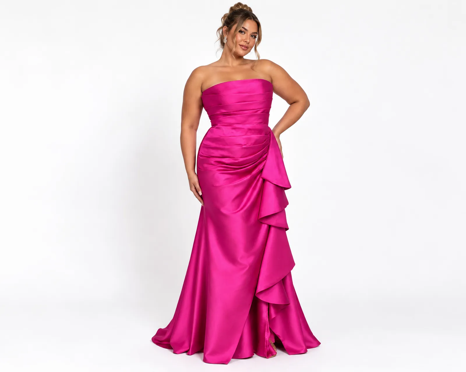 Retrato de Gala em Rosa Vibrante (1) LE upscale gentle